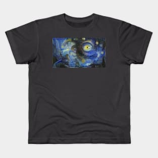 Beholder Baldur's Gate Forgotten Realms Starry Night Kids T-Shirt